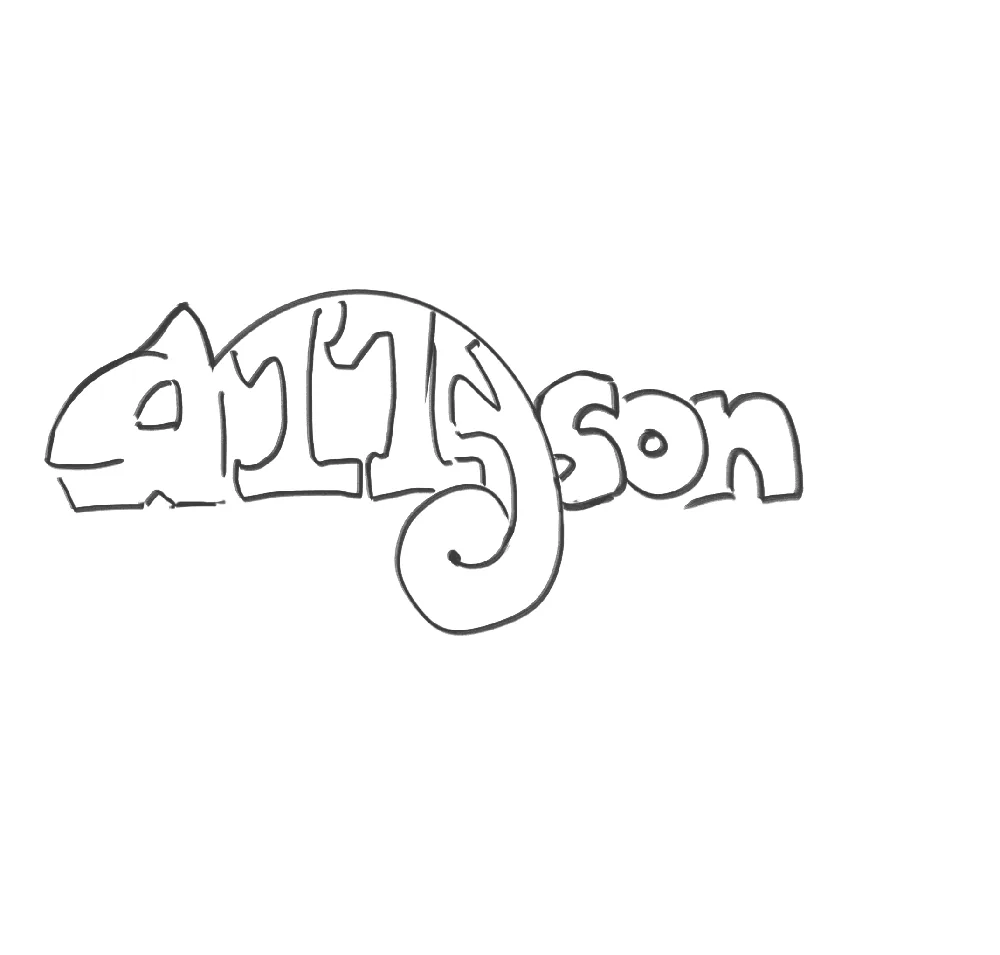 Outline of the A11yson wordmark