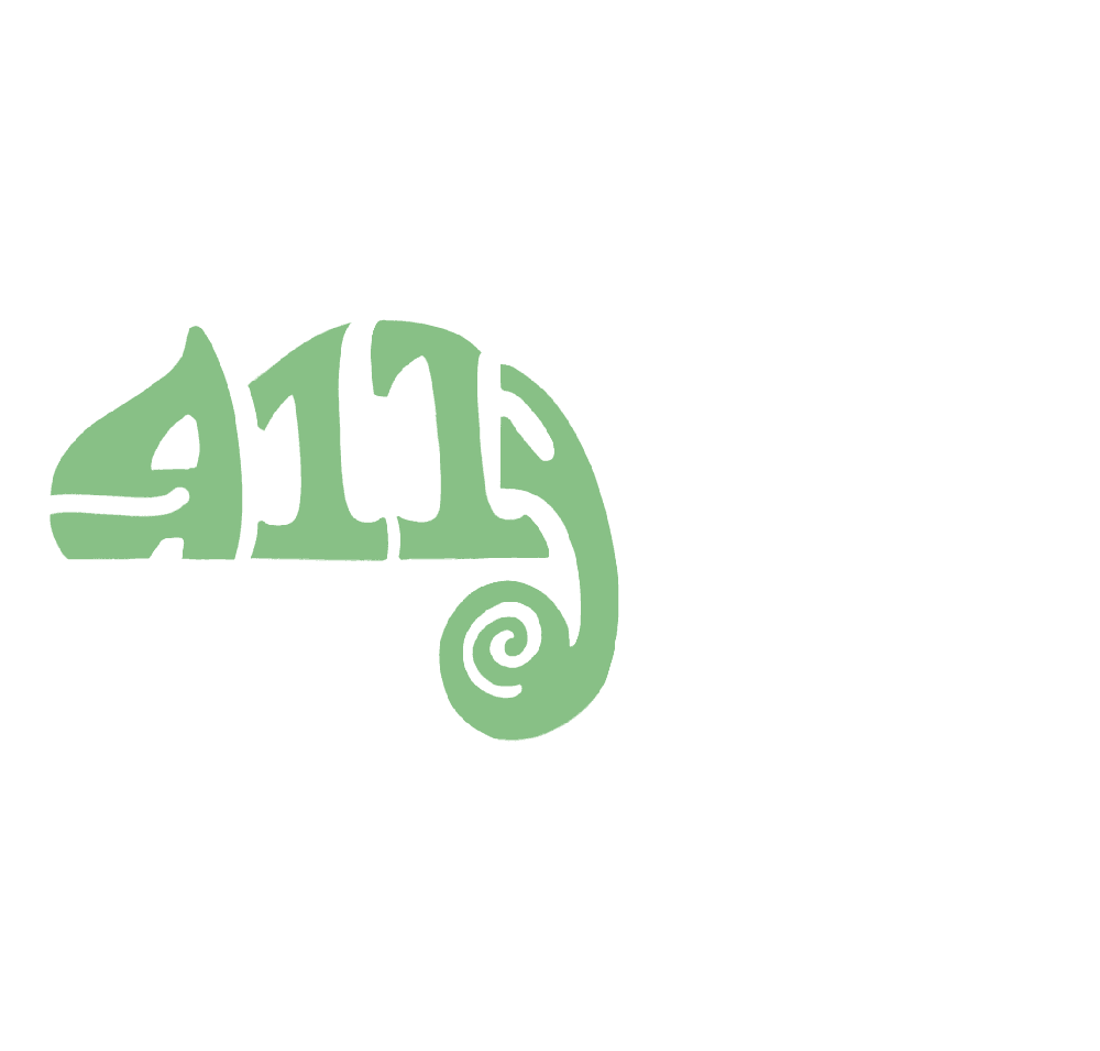 Green A11y chameleon mark